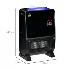 2 v 1 ohřívač s ventilátorem | černá č.2