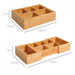 Úložný box 24,6 x 17,6 x 7 cm| přírodní č.2