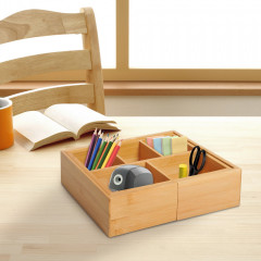 Úložný box 24,6 x 17,6 x 7 cm| přírodní č.1