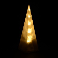 Vánoční pyramida 30 cm | 10 LED teplá bílá