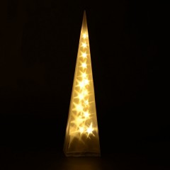 Vánoční pyramida 90 cm | 16 LED teplá bílá č.1