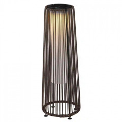 Zahradní solární lampa 21,5 x 21,5 x 61 cm | hnědá č.1
