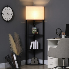 Stojací lampa se 3 policemi | 50x37x159 cm č.1